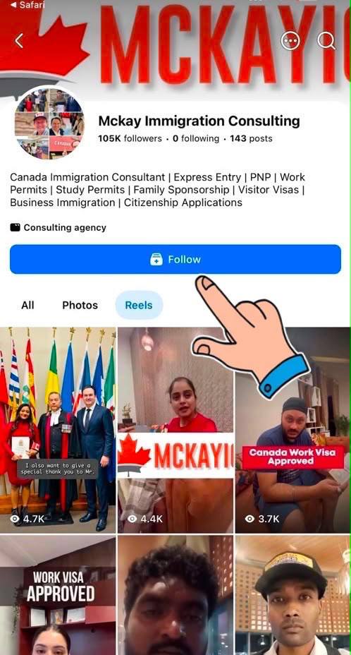 Mckay Immigration Consulting Facebook Page